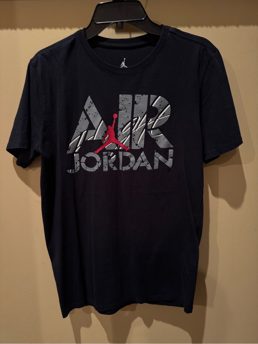 AIR JORDAN Michael Jordan Logo T-Shirt Black Size Med